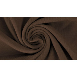 Bio Jersey Lillestoff - Uni dunkelbraun